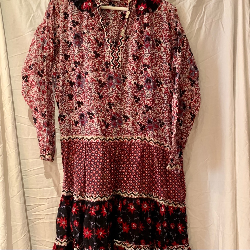 Vintage 1970/ Kaiser Indian Cotton Gauze Dress